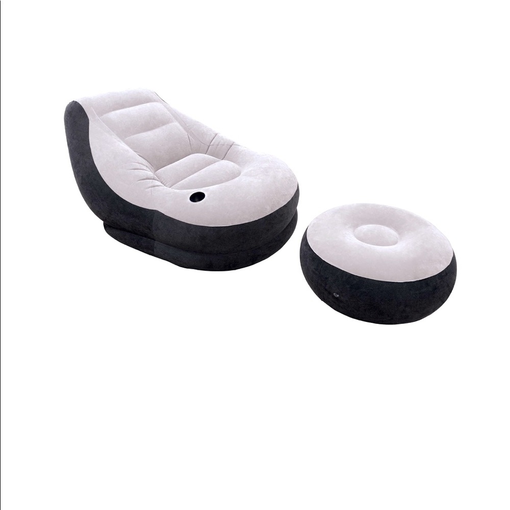 Ultra lounge inflatable Chair and Ottoman